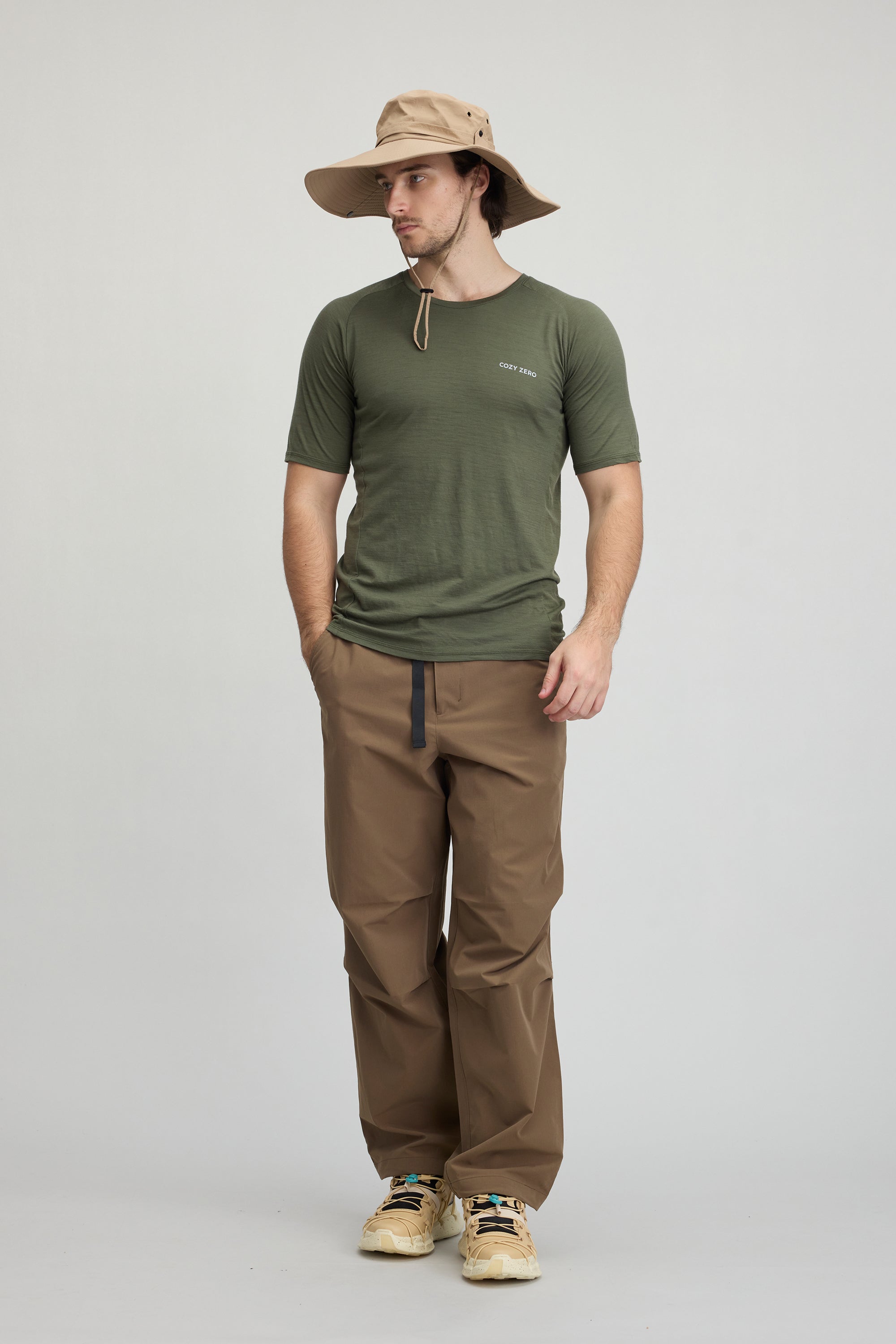 Men's 100% Merino Wool Reglan Tee