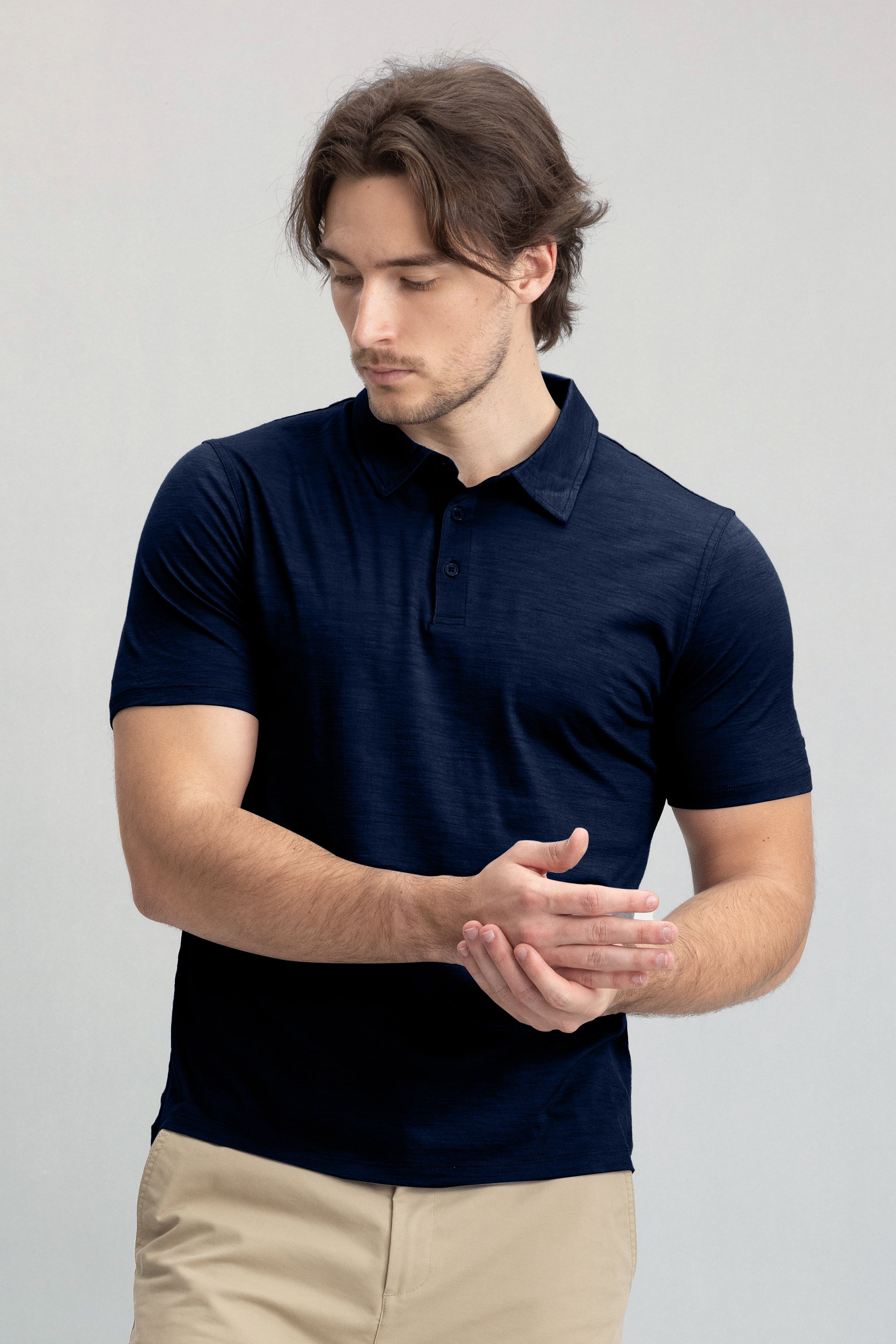 Men's 100% Merino Polo