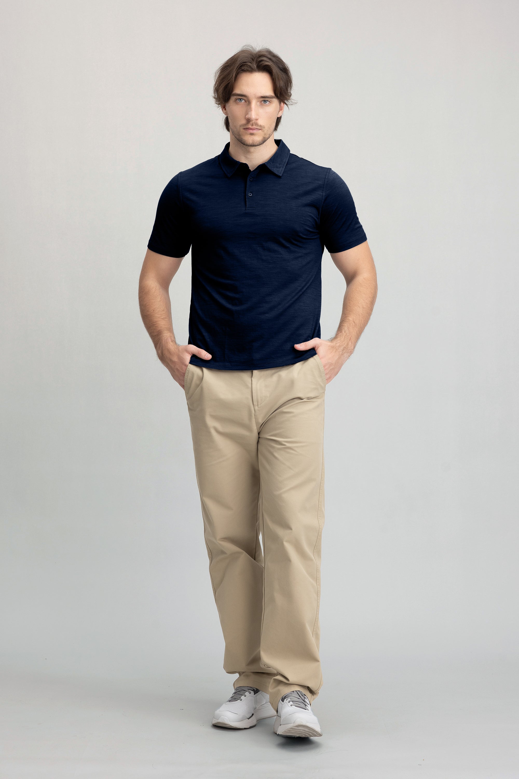 Men's 100% Merino Polo