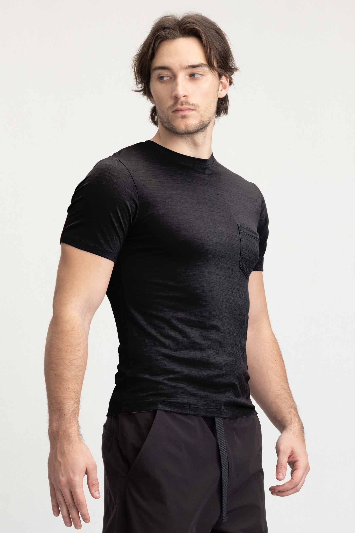 Men's 100% Merino Pocket  Tee