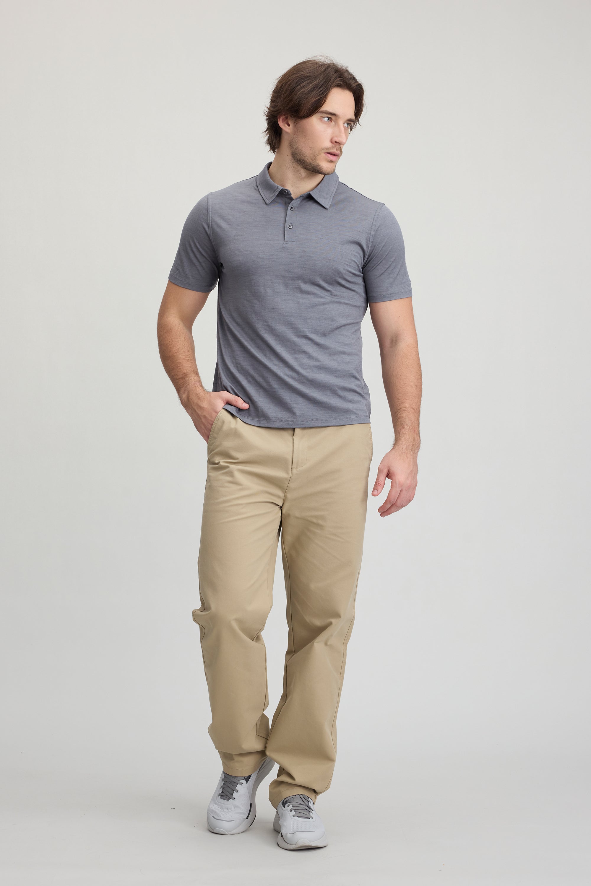 Men's 100% Merino Polo