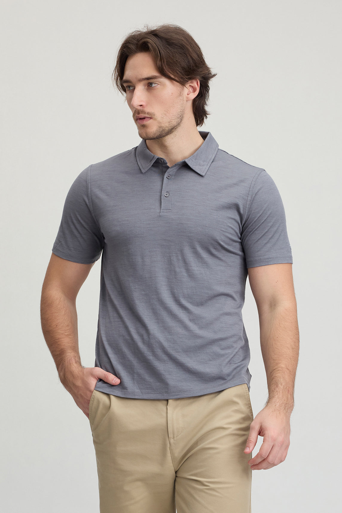 Men's 100% Merino Polo