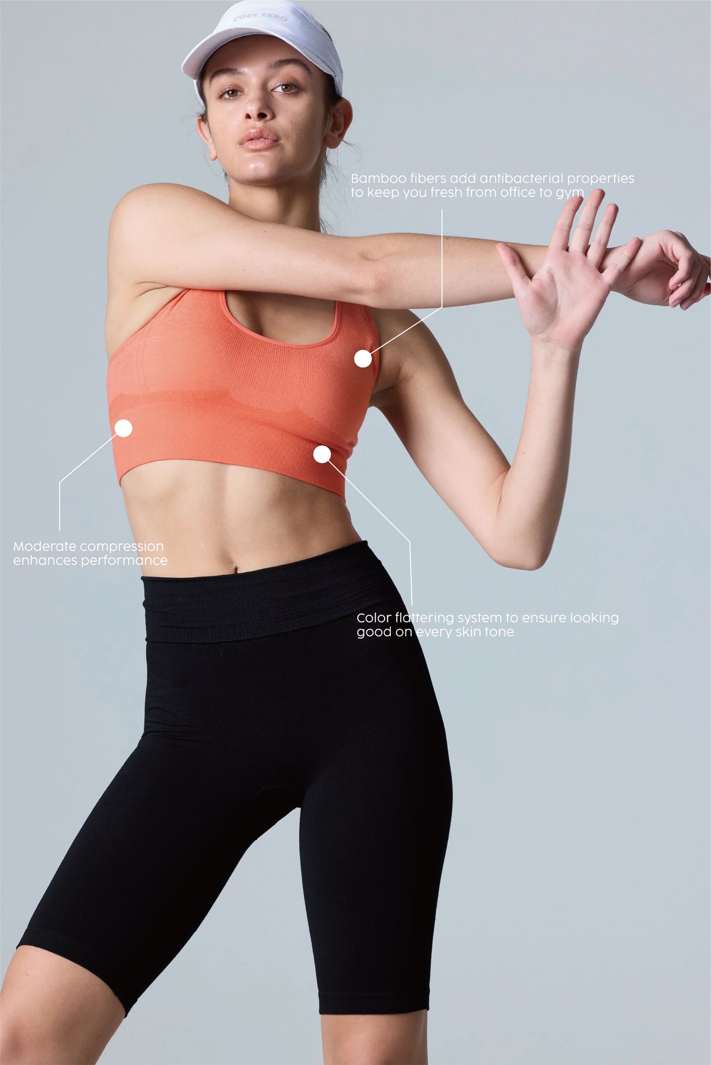 Women's Tech Merino Mid-Support Sports Bra