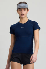 Women's 2 Tone Merino Wool Lightweight Skinny Tee