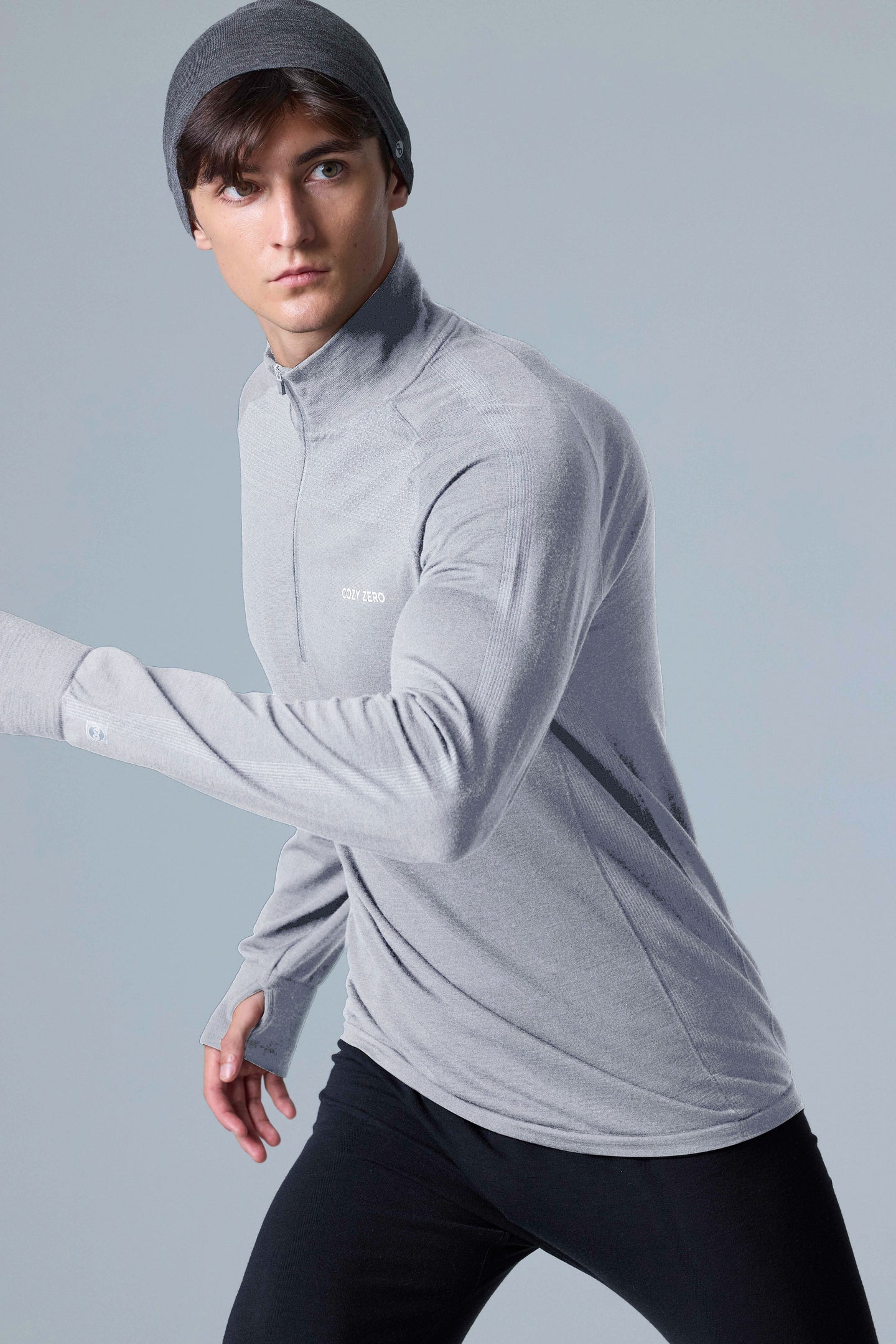 Couple's Tech Merino Classic Fit Half Zip Long Sleeve Top