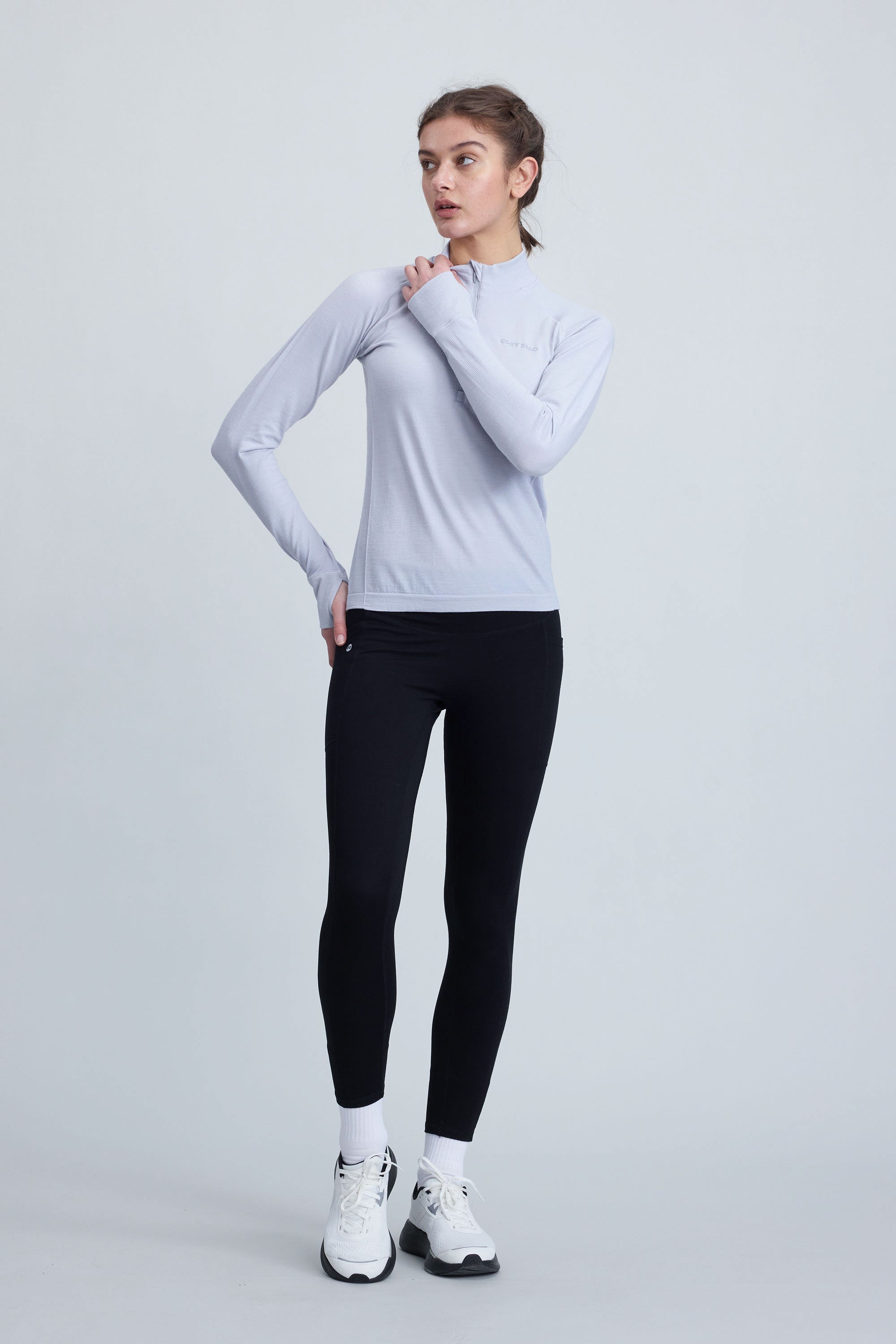 Women's Tech Merino Classic Fit Half Zip Long Sleeve Top