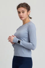 Women's 100% Merino Running L/S Watch Window