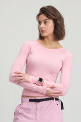 Women's 100% Merino Running L/S Watch Window
