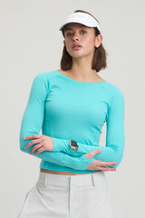 Women's 100% Merino Running L/S Watch Window