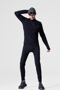 Men's PerformaWool Classic Fit Half Zip Long Sleeve Top