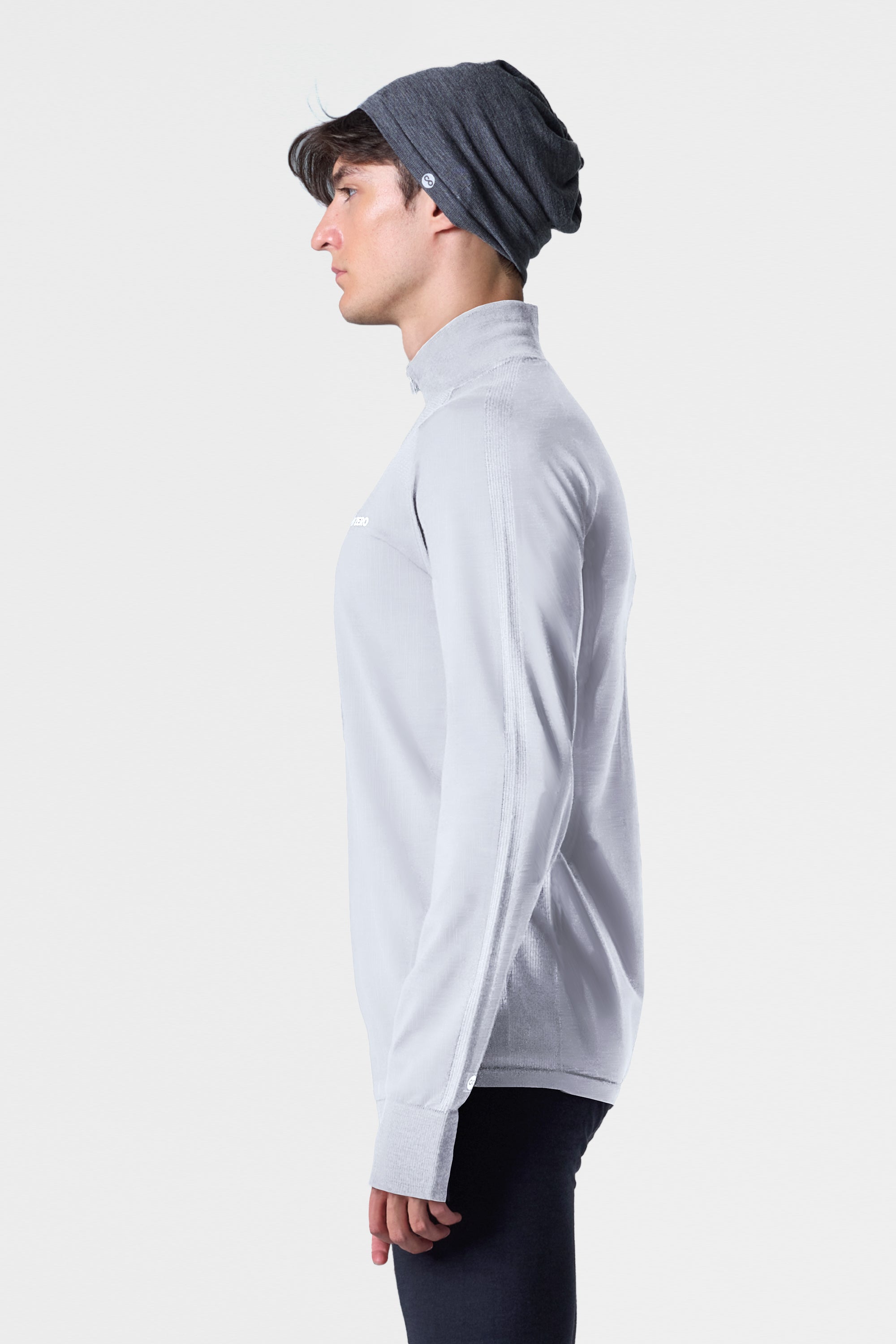 Men's PerformaWool Classic Fit Half Zip Long Sleeve Top