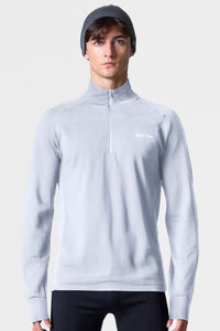 Men's PerformaWool Classic Fit Half Zip Long Sleeve Top