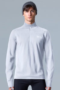 Men's PerformaWool Classic Fit Half Zip Long Sleeve Top