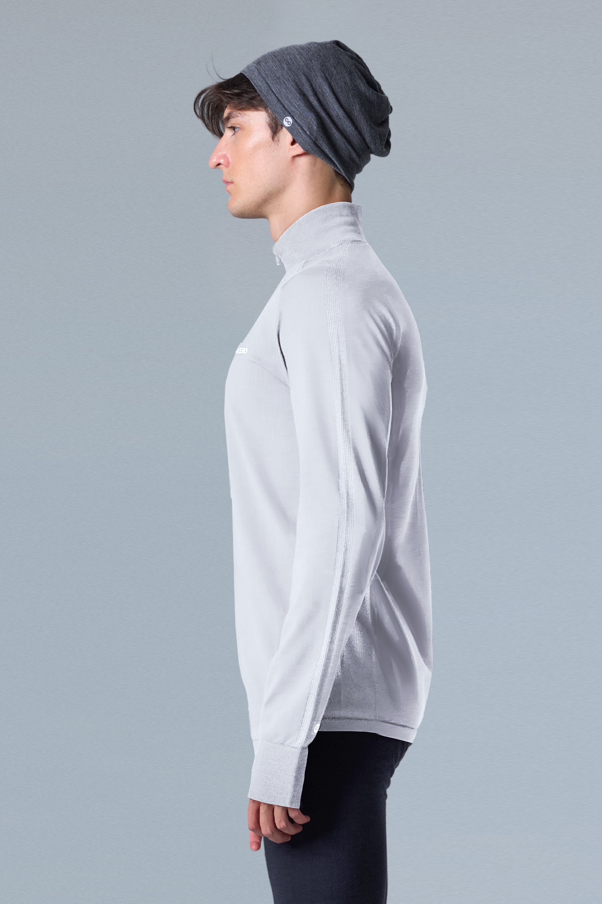 Men's PerformaWool Classic Fit Half Zip Long Sleeve Top