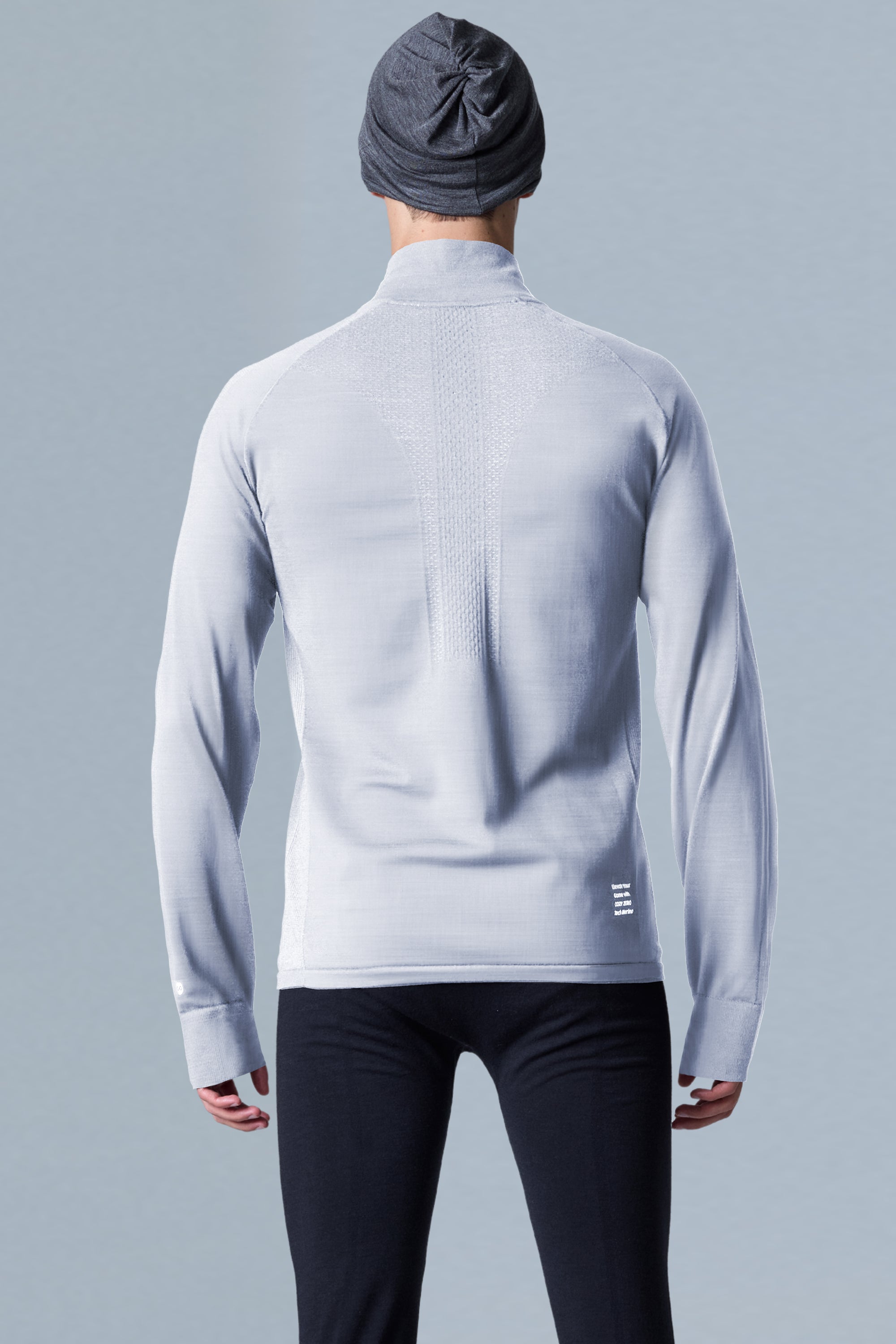 Men's PerformaWool Classic Fit Half Zip Long Sleeve Top