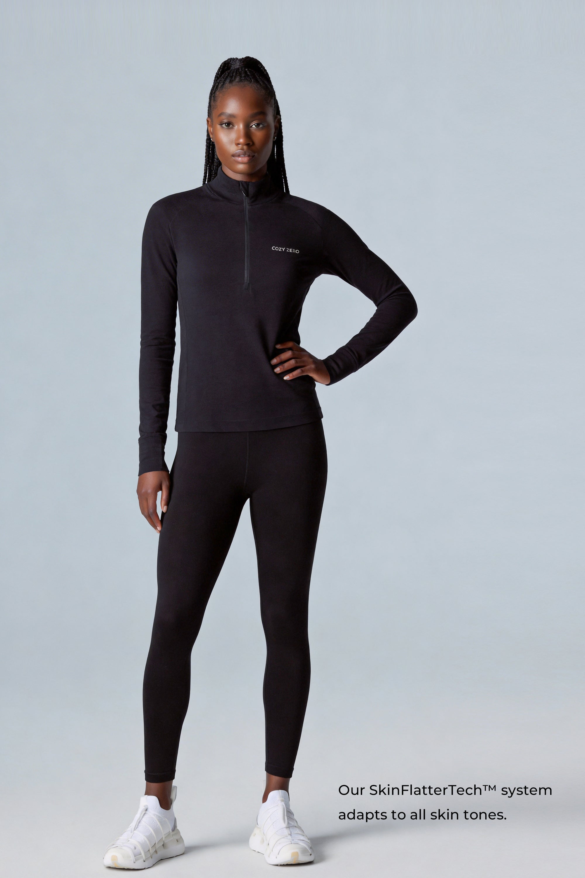 Women's PerformaWool Classic Fit Half Zip Long Sleeve Top