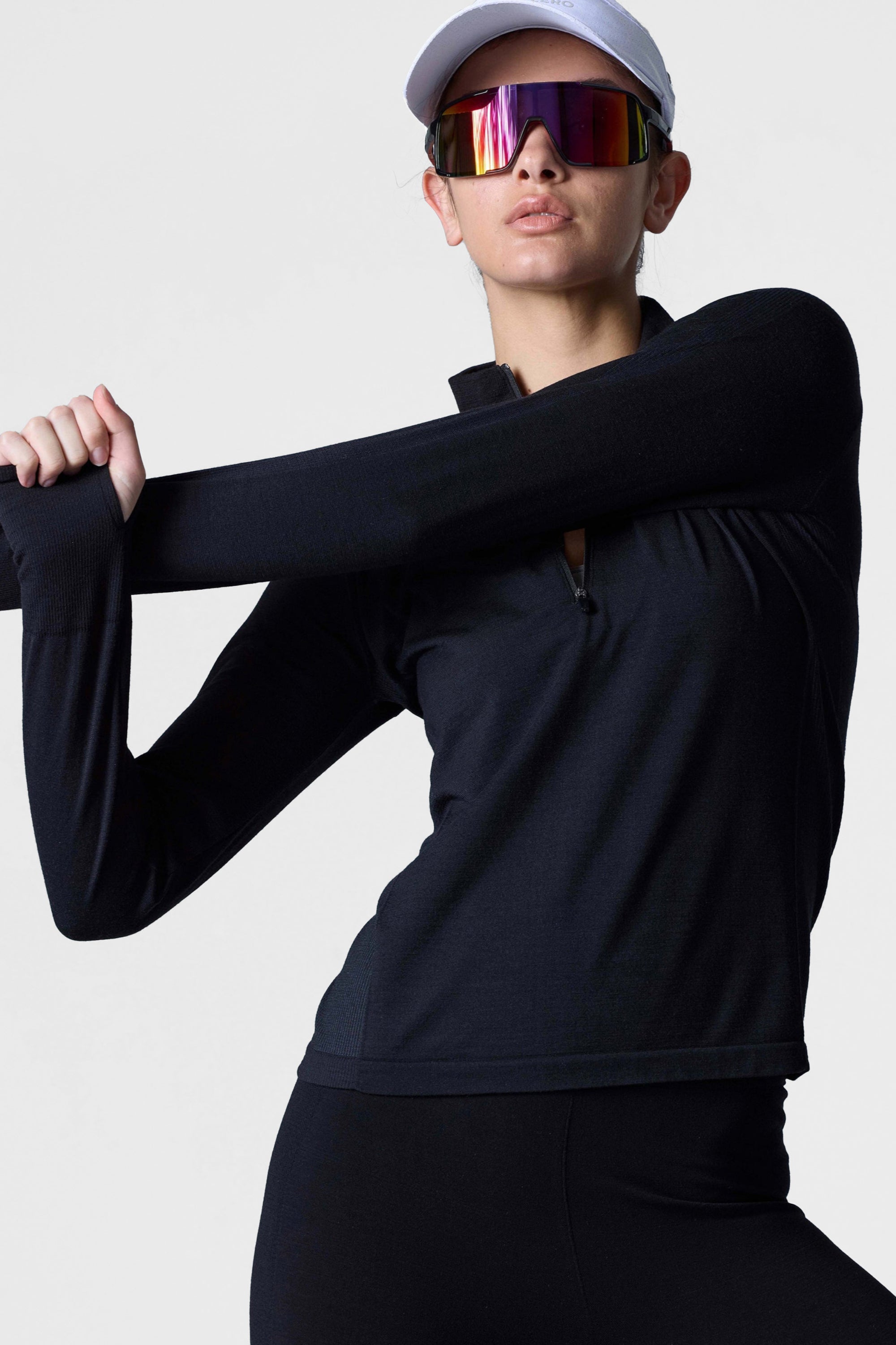 Women's PerformaWool Classic Fit Half Zip Long Sleeve Top