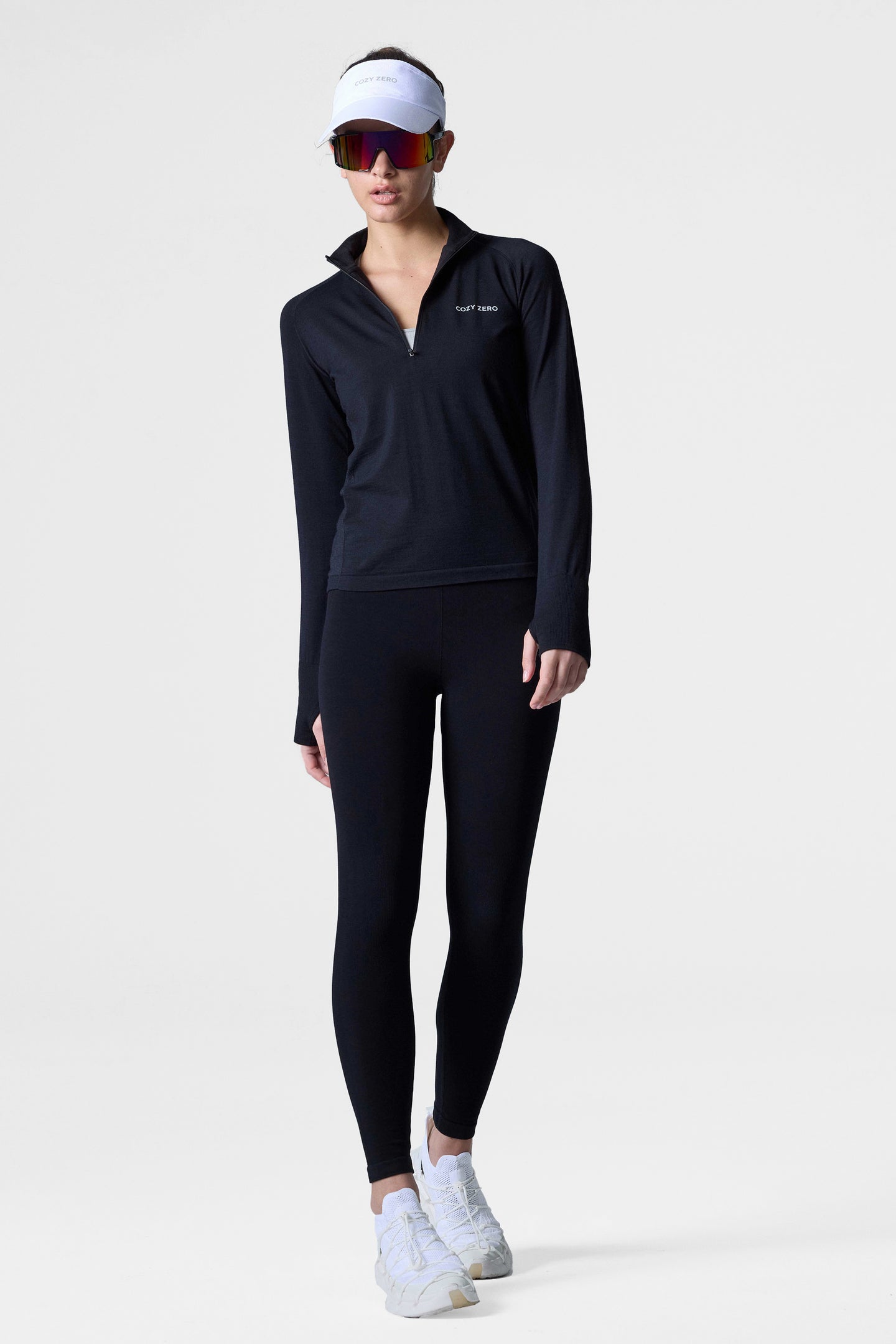 Women's PerformaWool Classic Fit Half Zip Long Sleeve Top