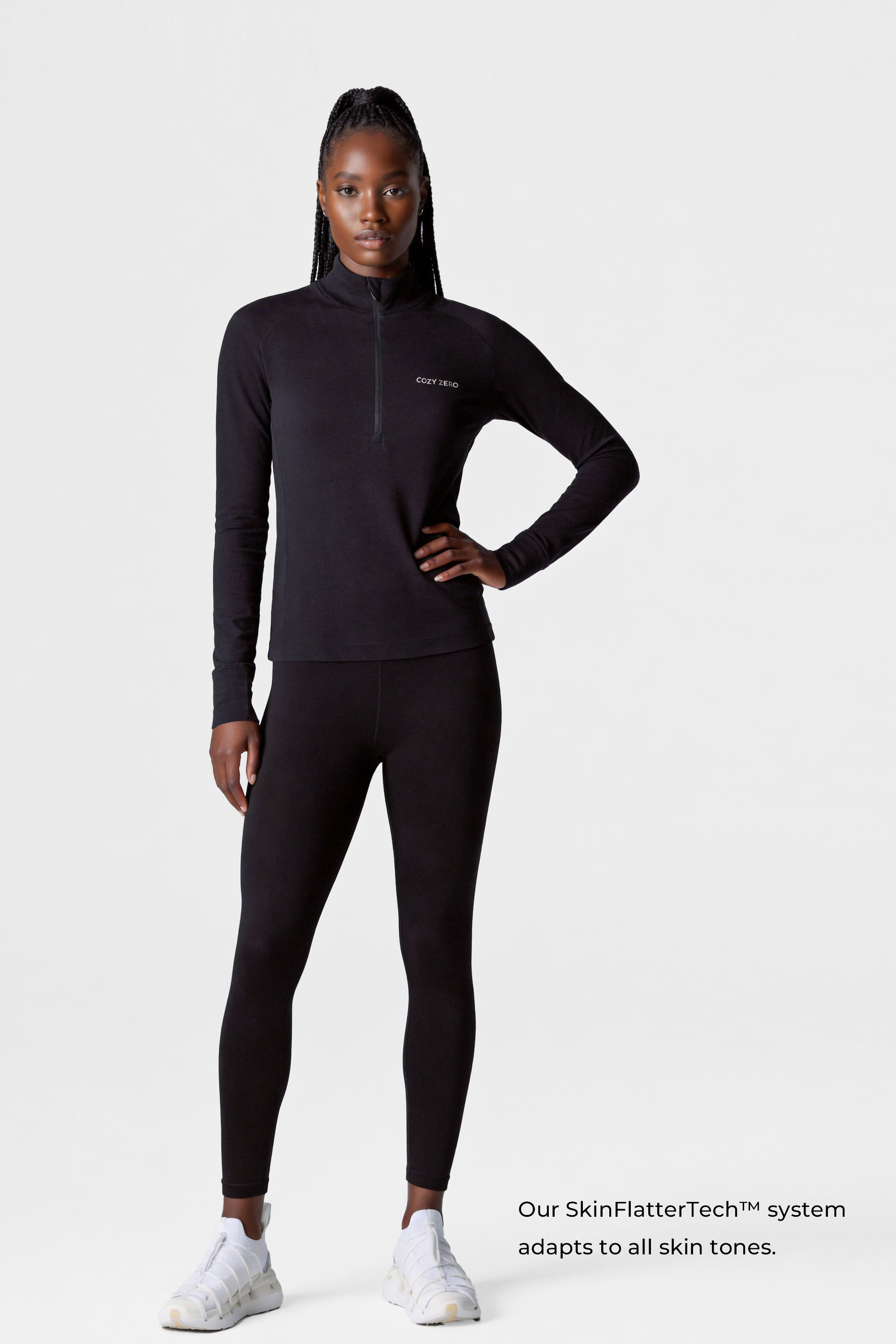 Women's PerformaWool Classic Fit Half Zip Long Sleeve Top