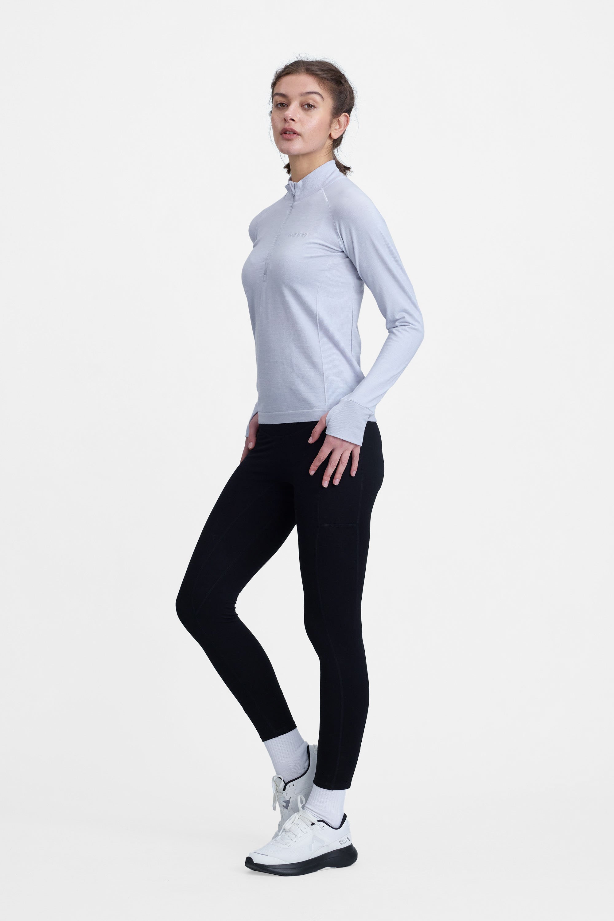Women's PerformaWool Classic Fit Half Zip Long Sleeve Top