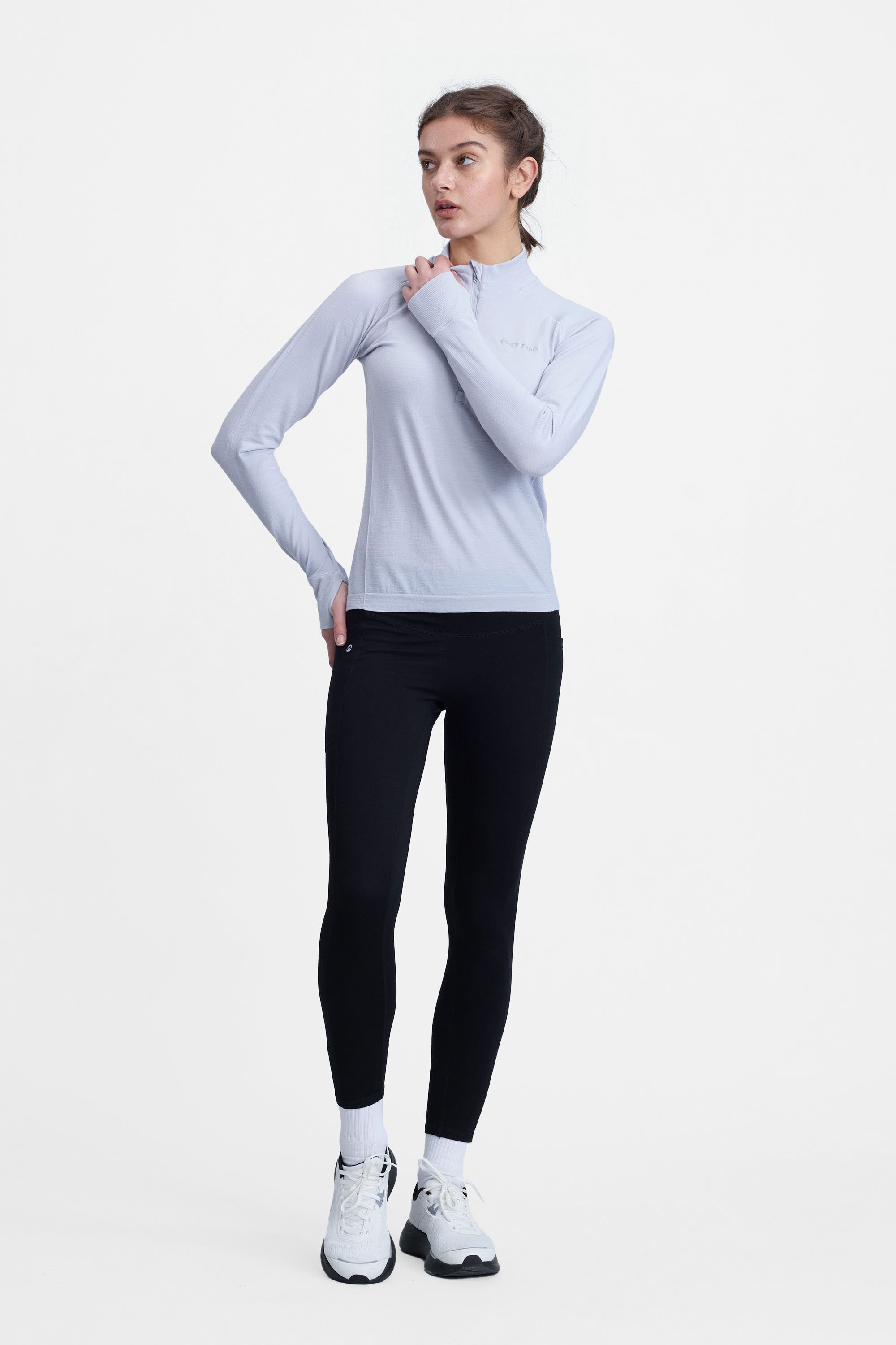 Women's PerformaWool Classic Fit Half Zip Long Sleeve Top