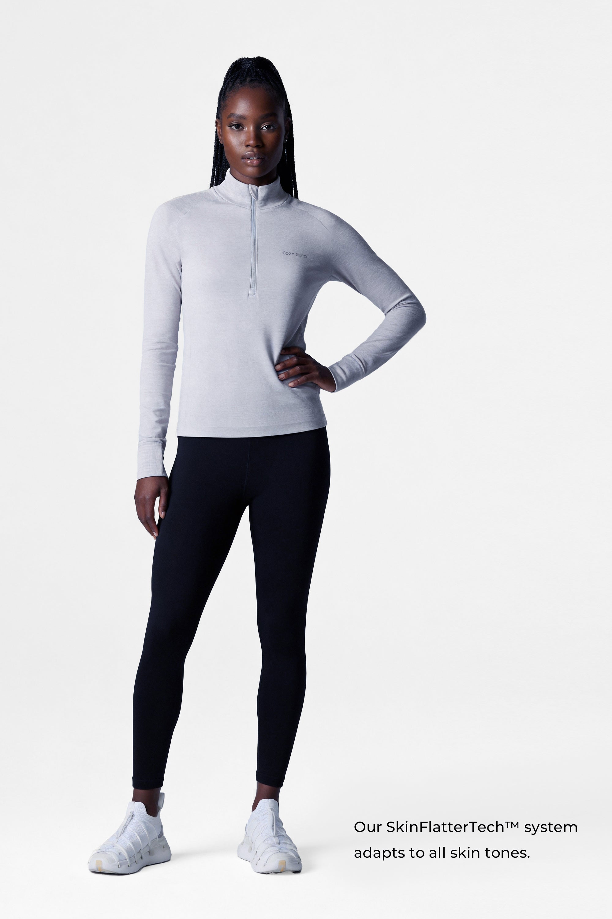 Women's PerformaWool Classic Fit Half Zip Long Sleeve Top