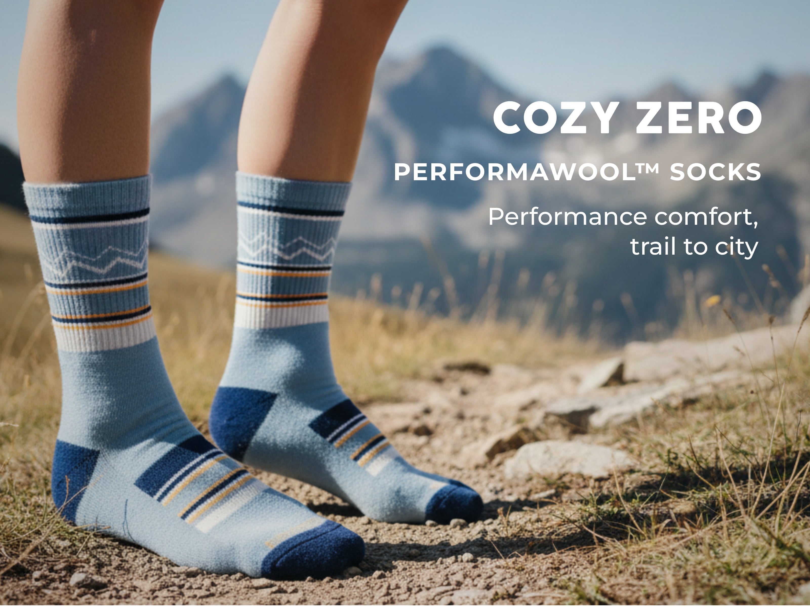 PerformaWool Midcrew All-season Hike Socks – Cozy Zero